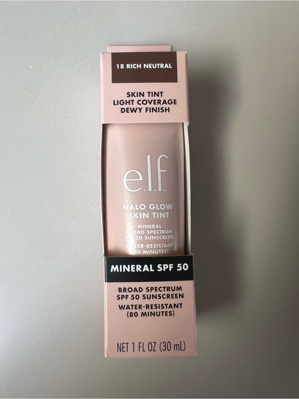 Halo Glow Skin Tint SPF 50 - 18 Rich Neutral